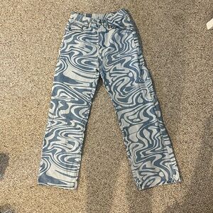 Shein Swirl Jeans